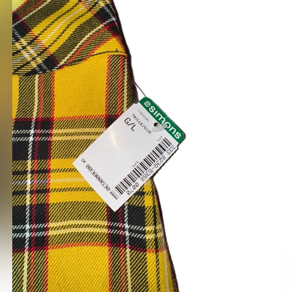 NWT Tripp NYC Plaid Safety Pin Skirt - Picture 8 of 10